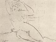 Amedeo Modigliani Seated Nude painting